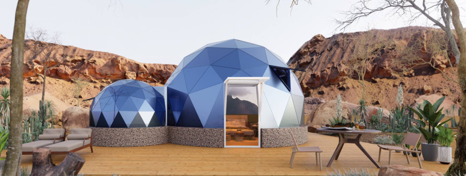 科尔沁左翼后旗球形智能光伏玻璃星空房